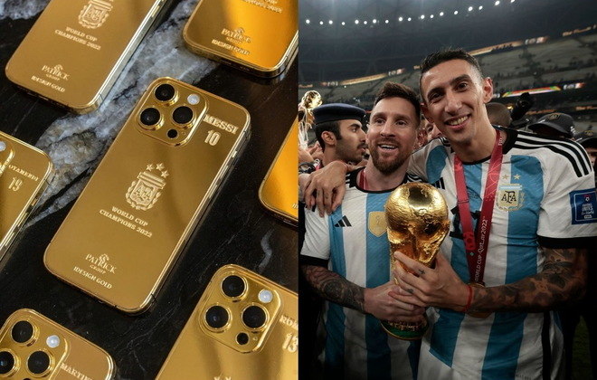Lionel Messi não só é o melhor jogador do planeta como também um excelente amigo. Prova disso são os celulares banhados a nada menos do que ouro que o camisa 10 dará de presente aos colegas e amigos da seleção argentina, por conta do título na Copa do Mundo