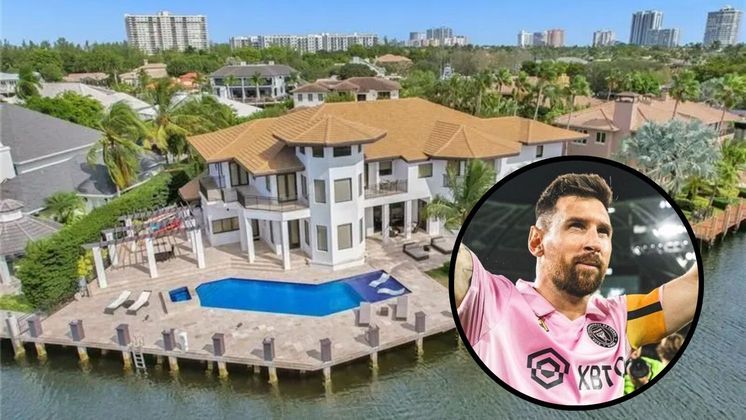 A família de Lionel Messi agora tem uma casa para chamar de sua em Miami, nos Estados Unidos. Desde a transferência para o Inter Miami, em junho, o craque buscava um espaço para viver e finalmente encontrou. A mansão fica localizada no bairro de Bay Colony, em Fort Lauderdale, e tem mais de 1600 m². Confira as fotos:
