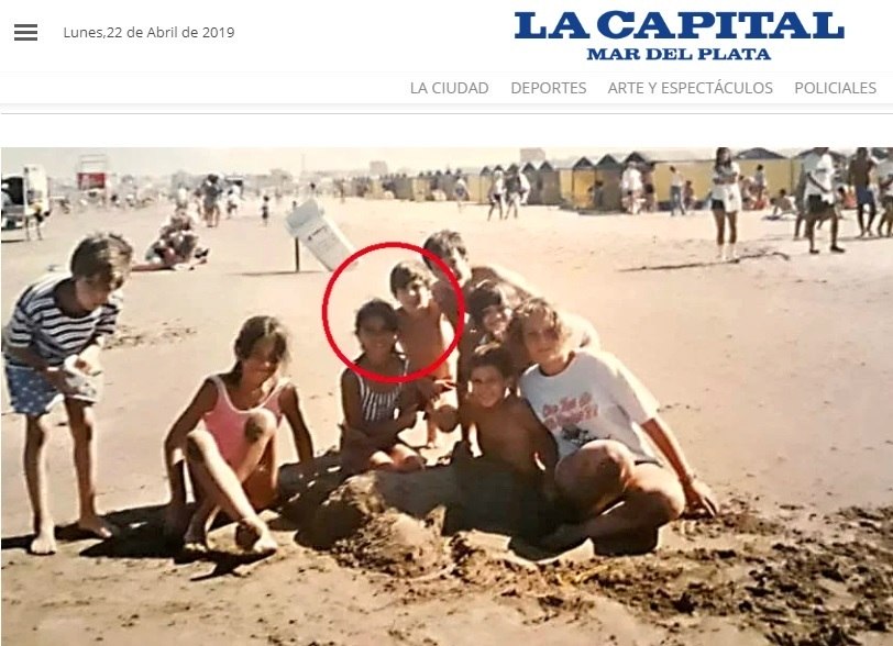 A Gazeta  Menino é convidado a jogar bola com Messi em uma praia