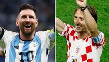 Messi e Modrić se reencontram pela última vez em uma Copa do Mundo