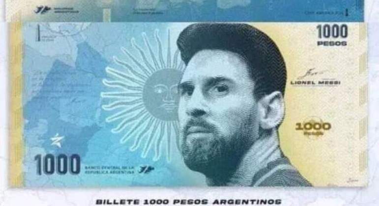 Ídolo nacional, Lionel Messi pode se tornar estampa de pesos argentinos, diz jornal