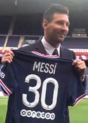 CAMISA PARIS SAINT GERMAIN (PSG) - MESSI 30 - FORA/ AWAY - JOGADOR 21/ –  Donos da Bola Imports Club