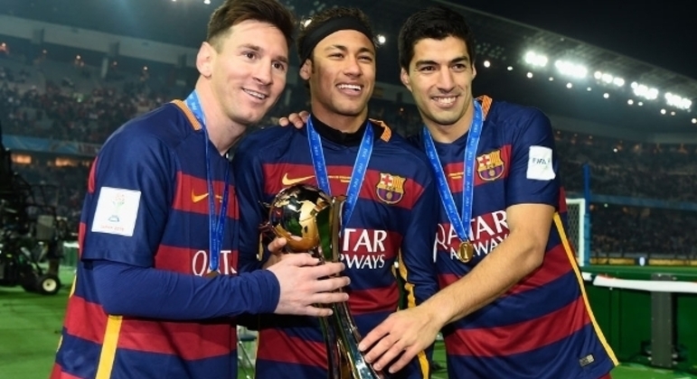 Messi, Suárez e Neymar eram conhecidos como Trio MSN