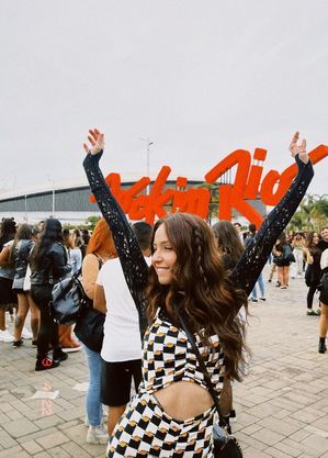 Mharessa Fernanda "se jogou" no Rock in Rio  