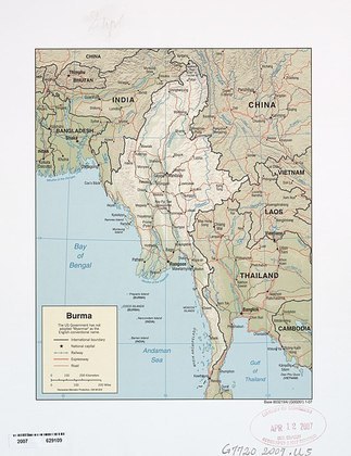Mianmar - O país no Sul da Ásia, antes chamado de Birmânia, tem 52 milhões de habitantes em 676 mil km². 