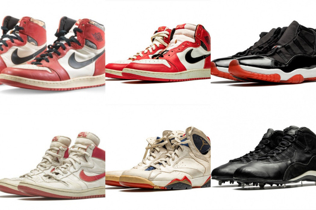 T nis hist ricos de Michael Jordan s o leiloados por at R 4 2