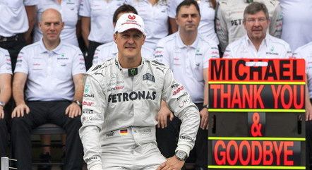 Michael Schumacher, em sua última corrida na Fórmula 1
