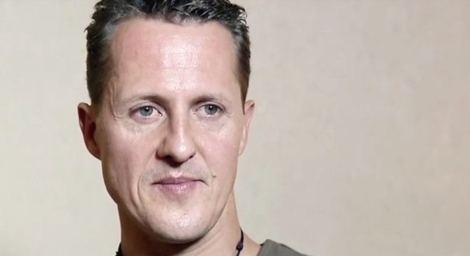 Michael Schumacher durante entrevista em outubro de 2013