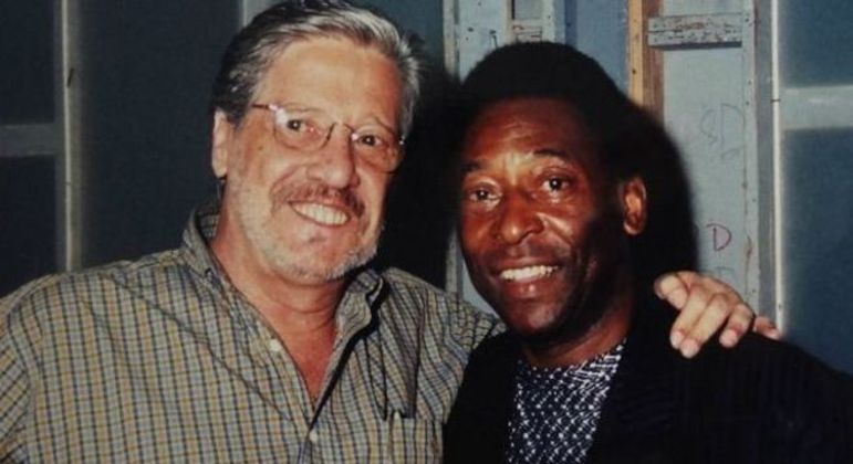 Michel Laurence e um amigo comum