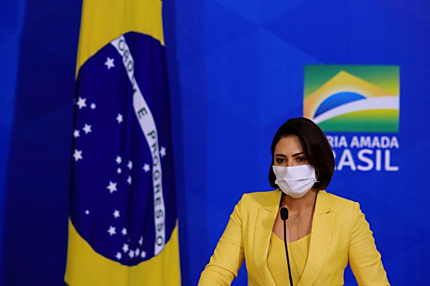 Michelle Bolsonaro completa um ano à frente do Pátria Voluntária