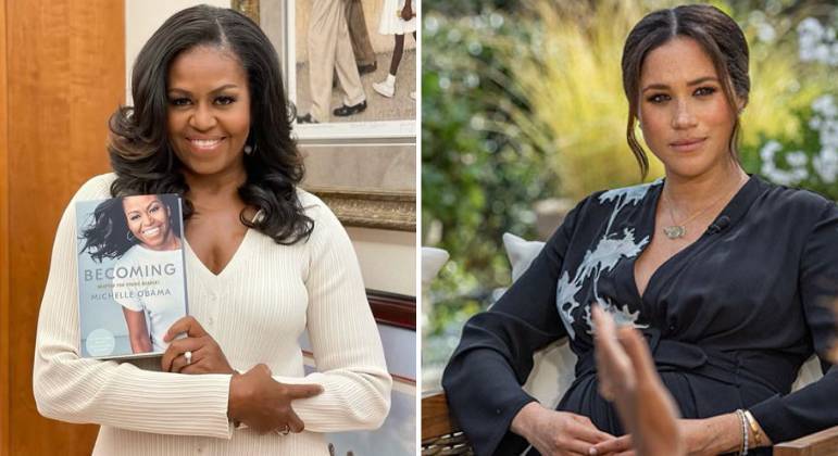 Michelle Obama falou sobre as acusações de racismo de Meghan Markle