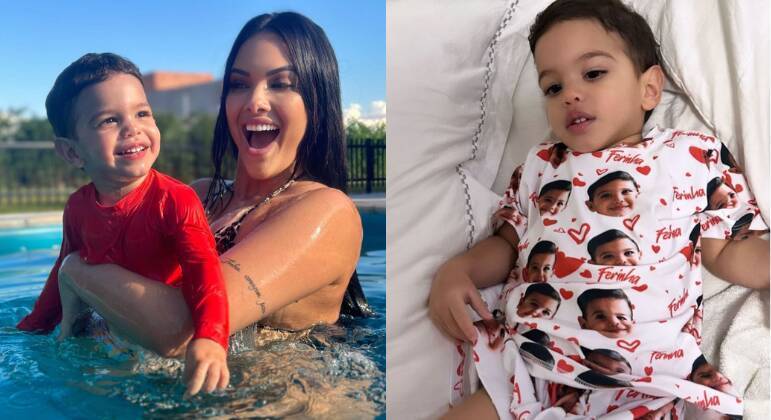 Miguel filho de Emily Garcia e Babal Guimarães 