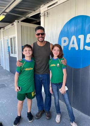Miguel Galhardo, Paulo Lessa e Valentina Couto nos bastidores de Terra e Paixão