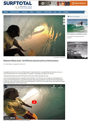 Mikala Jones pode ser visto no documentário do site Surf Total, produzido pela RTP, emissora de Portugal.