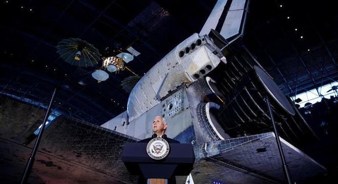 O vice-presidente dos EUA, Mike Pence, fez o anúncio em evento nesta terça