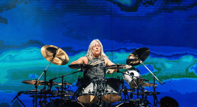 Mikkey Dee, baterista do Scorpions no Rock In Rio