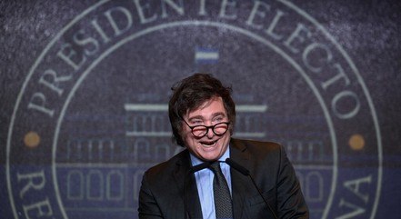 O novo presidente eleito da Argentina, Javier Milei