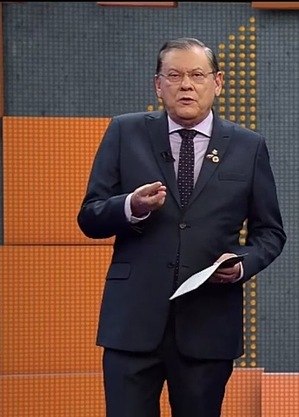 O apresentador Milton Neves