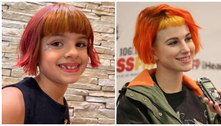 Mini fã de Hayley Williams viraliza após cortar o cabelo igual ao da vocalista do Paramore