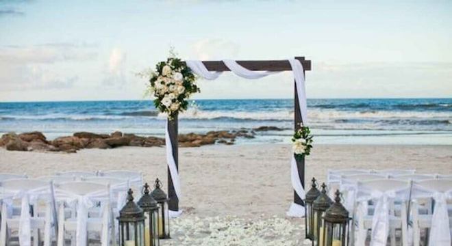 mini wedding na praia