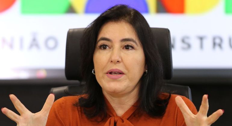 Ministra do Planejamento, Simone Tebet, em foto de arquivo