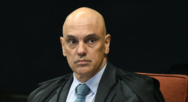 O ministro do Supremo Tribunal Federal (STF) Alexandre de Moraes durante audiência