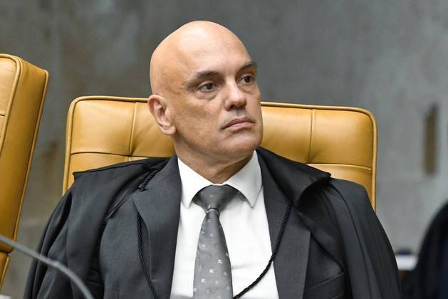 Ministro Alexandre de Moraes no plenário do STF