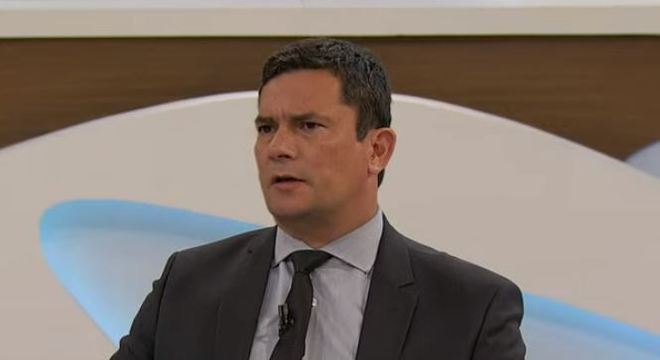 Ministro da Justiça, Sérgio Moro, em entrevista à TV