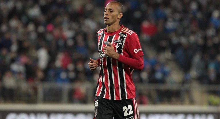 Miranda em partida contra a Universidad Católica