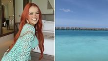 Mirela Janis viaja para Maldivas: 'Nem acredito que estou aqui' 