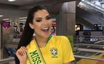 Depois de vencer o Concurso Nacional de Beleza, a miss embarcou para Guayaquil, no Equador, para representar o Brasil no Miss Continentes Unidos 2018