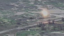 Helicóptero russo é atingido por míssil ucraniano na região de Donetsk; assista ao vídeo