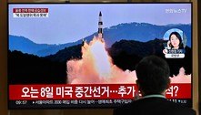 Míssil da Coreia do Norte cai pela 1ª vez perto das águas territoriais da Coreia do Sul
