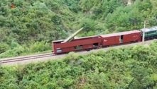 Coreia do Norte lança míssil a partir de vagão de trem; assista