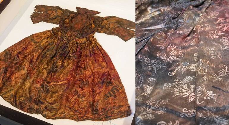 As características da roupa sugerem que pertenciam a alguém rico