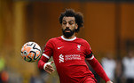 10° lugar: Mo Salah (Liverpool)Pontuação: 89O 'faraó egípcio' é mais um representante do futebol inglês na lista dos melhores jogadores do jogo