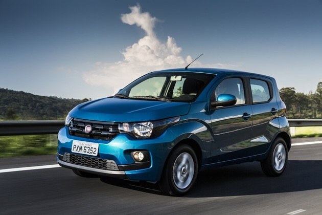 Fiat MobiModelo de entrada que aparece entre os favoritos do segmento
no Brasil, ele é também o mais barato no Brasil e pode ser adquirido em tem duas versões: a Like 1.0 (R$ 63.044) e a Trekking 1.0 (R$ 68.217)