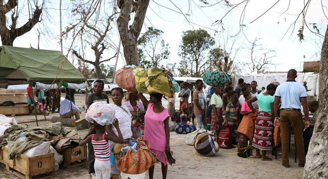 Moradores ficaram desalojados em Moçambique