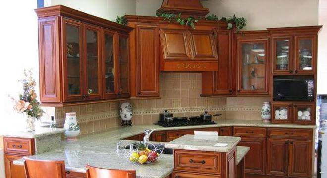 Modelo de armário de madeira para cozinha planejado