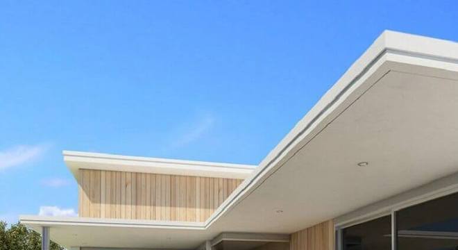 modelo de casa em l com piscina 