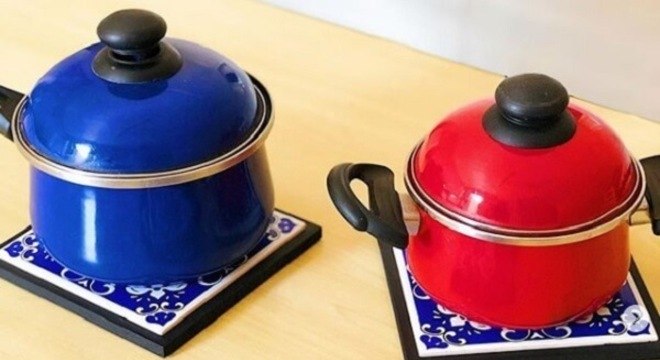 Modelo de descanso feito de azulejo