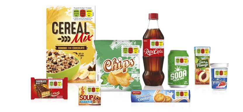 Modelo defendido pela indústria de alimentos e bebidas defende o uso do semáforo nutricional nos rótulos