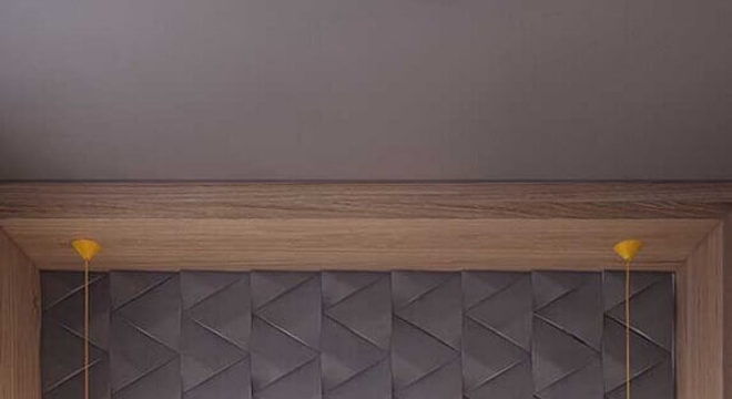 modelo minimalista de pendente para quarto