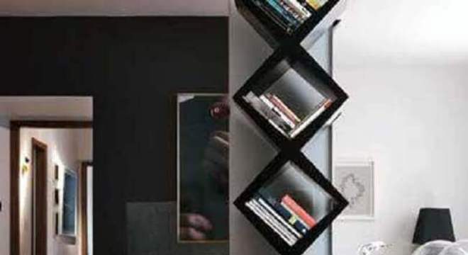 modelo moderno de estante para livros 