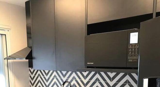 Modelos de cozinha com parede