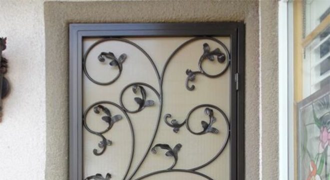 modelos de grades - grade decorada