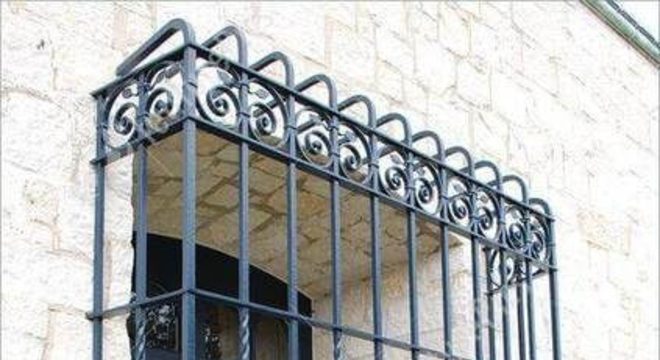 modelos de grades - grade externa azul 