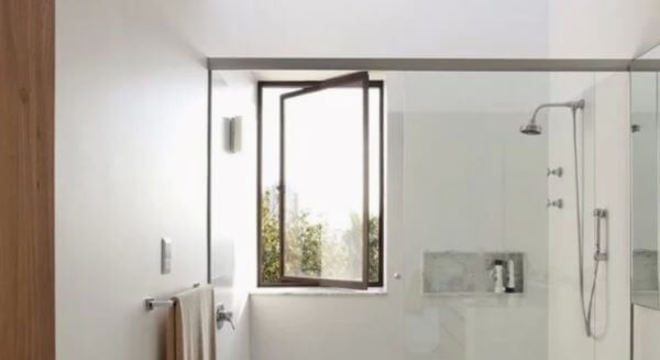 Modelos de janela para vidro pivotante