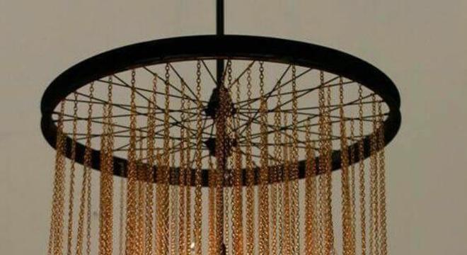 modelos de lustres - lustre com correntes