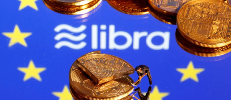 Logo da moeda digital libra, do Facebook